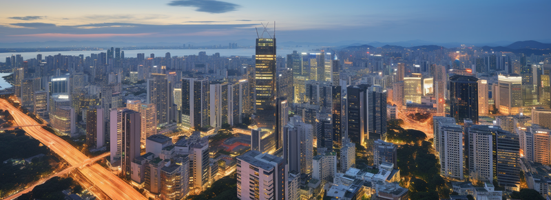 壮丽深圳南山区建筑群夜景,高清,摄影图,摄影图片,图片大全,摄影图免费下载